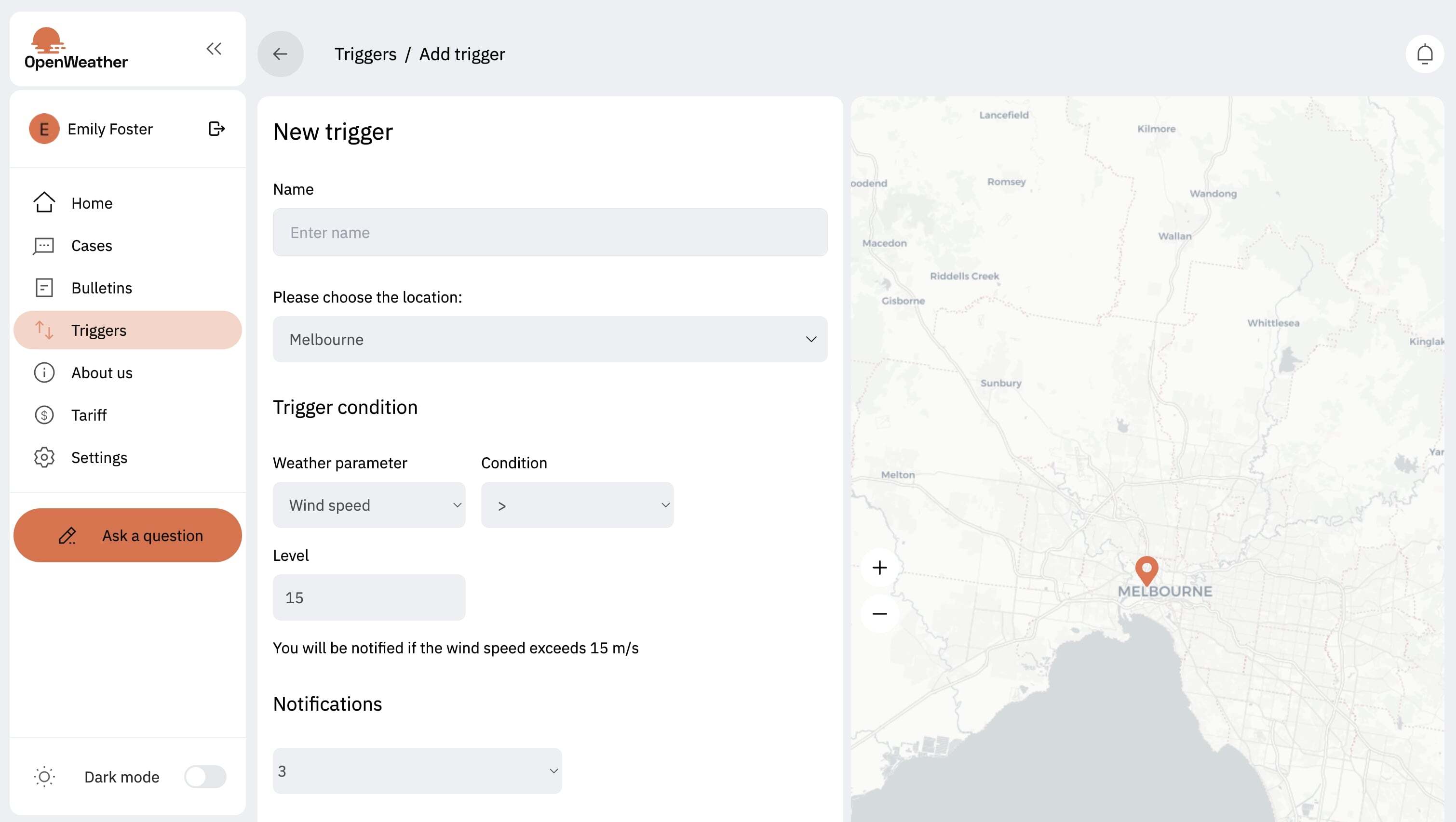 OpenWeather's New Dashboard Trigger Feature: Weather Monitoring Made Easy